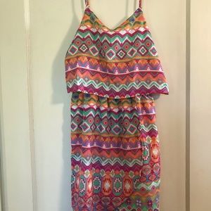 Bright and colorful Everly dress